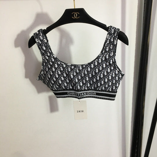 Dior Monogram Printed Legging Set with Tank Top