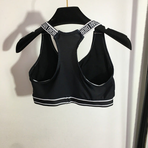 Dior Plaid Printed Legging Set with Tank Top