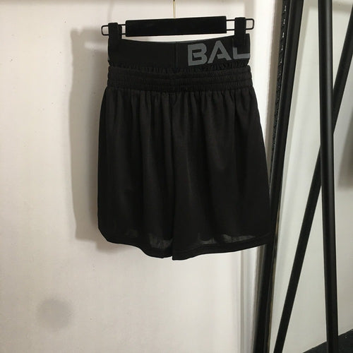 Balenciaga High Waist Shorts Set