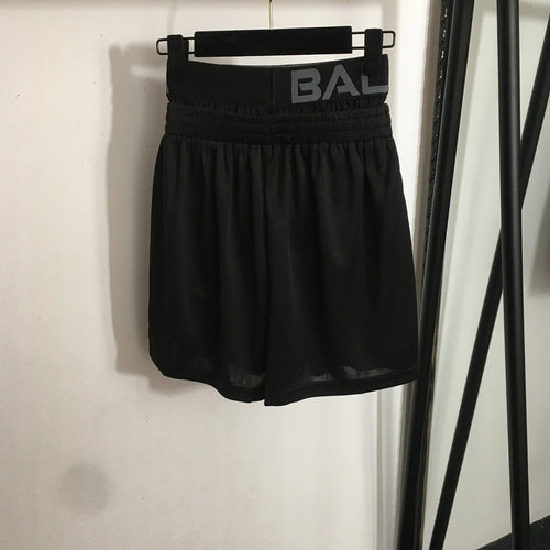 Balenciaga High Waist Shorts Set