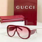 Gucci Obsidian Visor Oversized Sunglasses