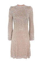 Luminaire Luxe Mesh Gown