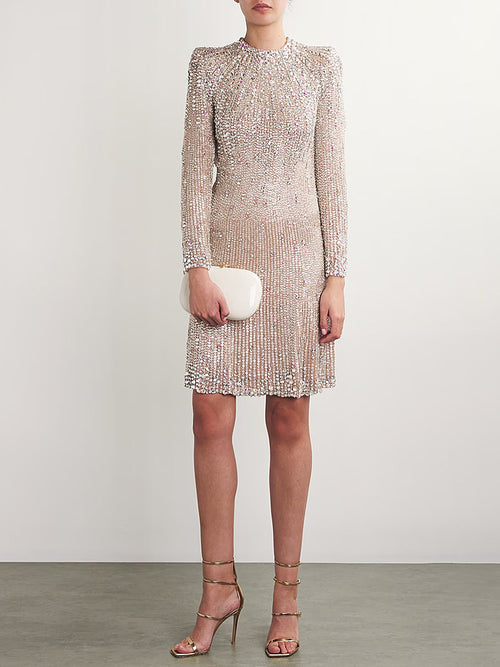 Luminaire Luxe Mesh Gown