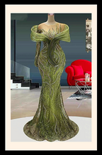 Enchanted Verde Couture Gown