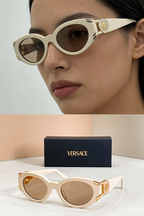 Versace Medusa Dominion Oval Sunglasses