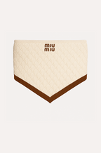 Miu Muse Quilted Knit Mini & Bandana Set