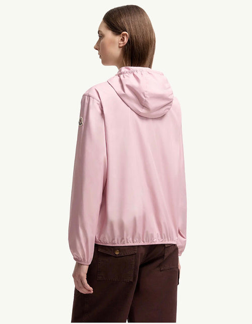 Moncler “Fegeos” Rosé Airlight Hooded Jacket