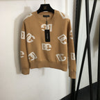 Dolce & Gabbana Oversized Monogram Knit Sweater