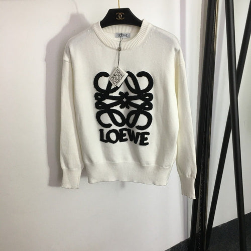 Loewe Anagram Intarsia Wool Sweater
