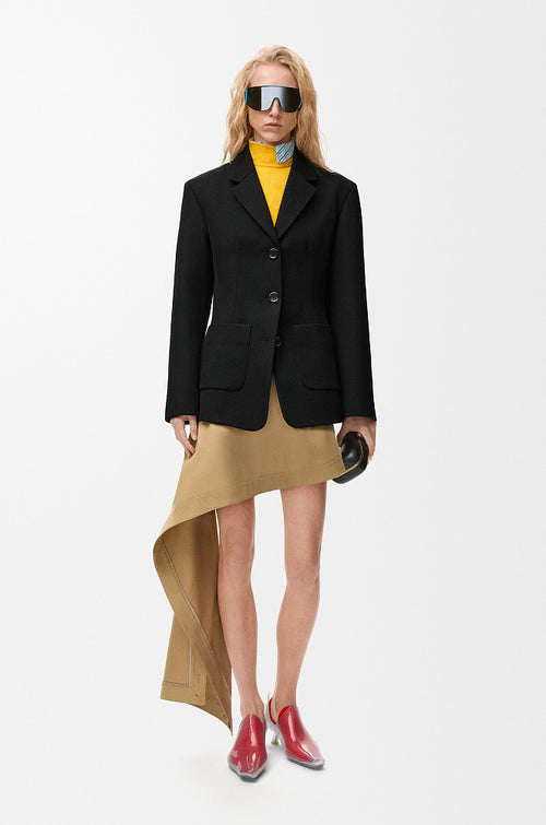 Loewe Anagram Sculpt Knit Turtleneck Top — Soleil