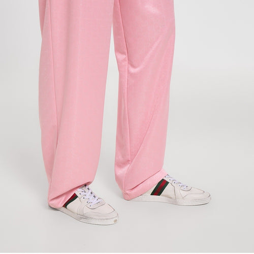 Gucci Ace Leather Web Sneaker (White)