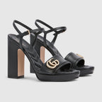 Gucci “Velour Élevé” Platform Sandal