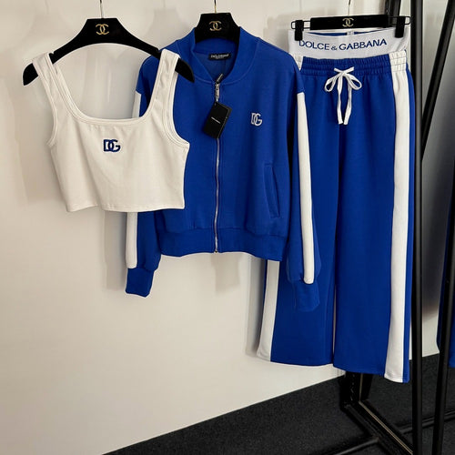 Dolce Vita Monogram Satin Lounge Set