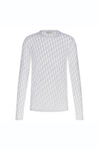 Dior Monogram Sheer Mesh Top