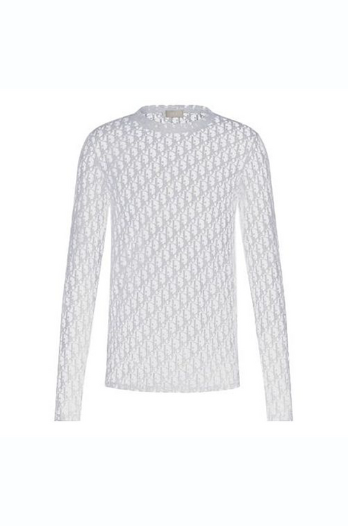 Dior Monogram Sheer Mesh Top