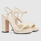 Gucci “Ivory Échelon” Platform Sandal