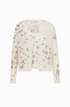 Christian Dior Butterfly Embroidered Knit Cardigan