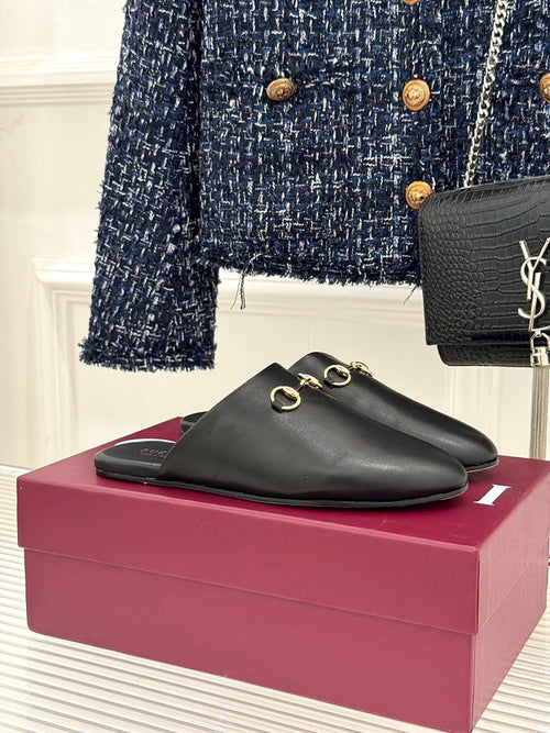 Gucci Horsebit Leather Mules in Black (36–42)