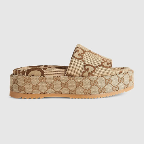 Gucci “Monogram Drift Platform Slide”