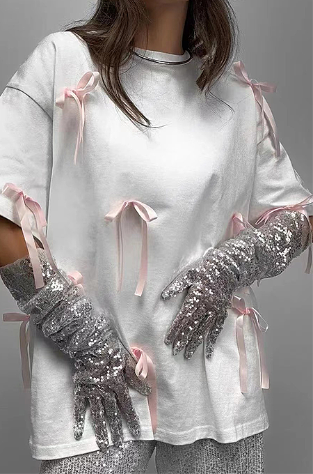 'Bows of Gravity' Bow T-Shirt