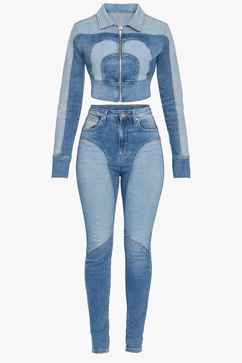 Circuit Denim Contour Two-Piece Set