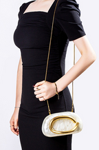 'Lura' Oval Hand Bag
