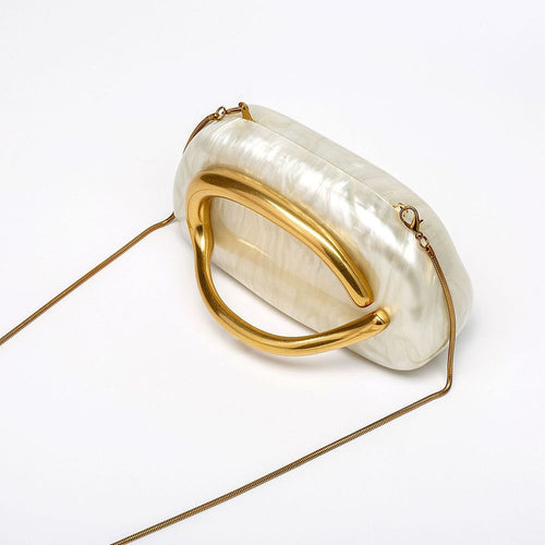 'Lura' Oval Hand Bag