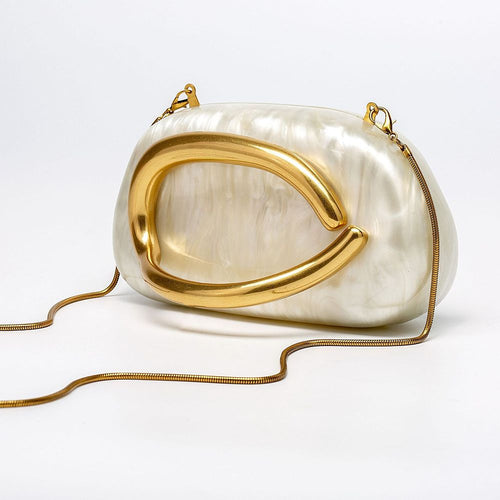 'Lura' Oval Hand Bag