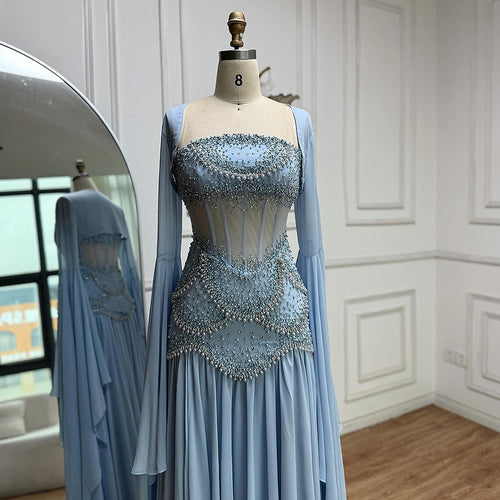 L’Azur Éternel Gown – Award Show Couture Collection