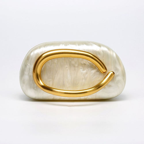 'Lura' Oval Hand Bag