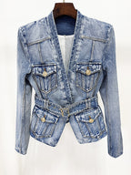 Regalia Denim Sculpted Blazer