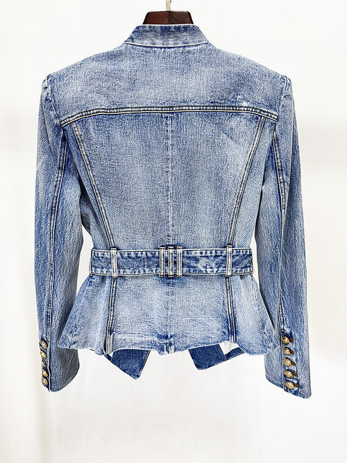 Regalia Denim Sculpted Blazer