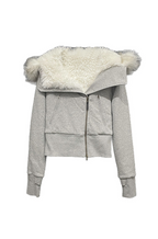 Lusso Arctic Luxe Fur-Trimmed Hoodie Jacket