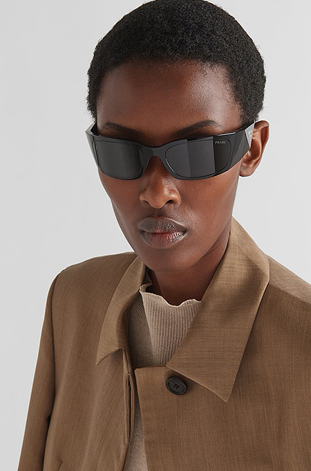 Prada Oval Frame Sunglasses