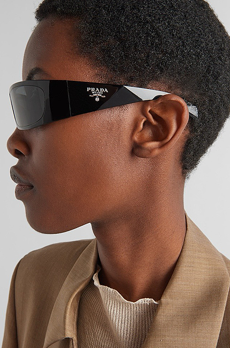 Prada Oval Frame Sunglasses