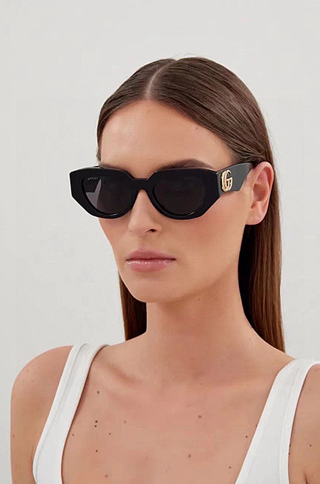 GG Cateye Frame Sunglasses