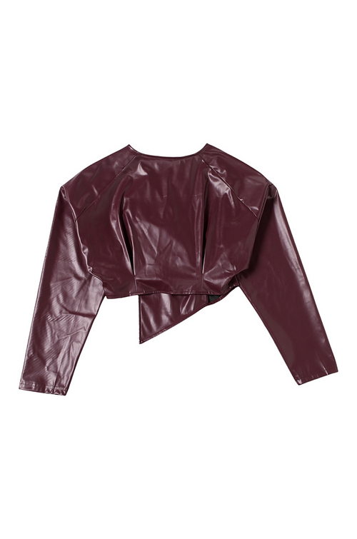 Rouge Vino Asymétrique Jacket