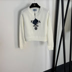 Prada Milano Cropped Knit Sweater