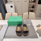 BB Leopard Platform Sandals