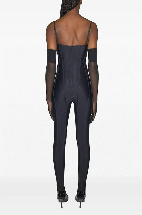 Mugler Contour Architect Second-Skin Jumpsuit