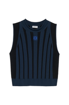 Loewe Striped Knit Cropped Top