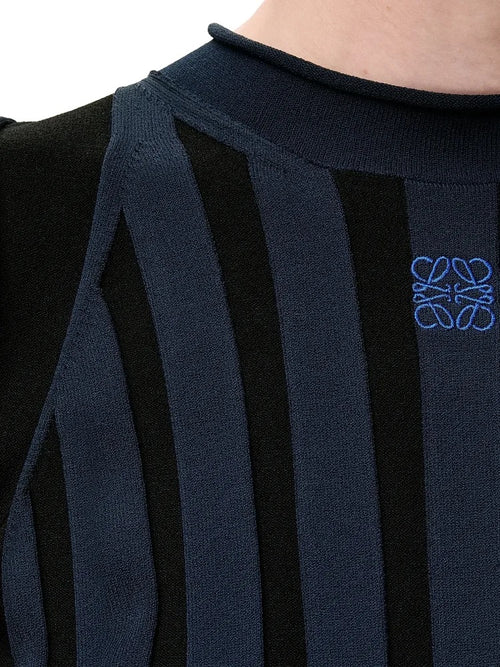 Loewe Striped Knit Cropped Top