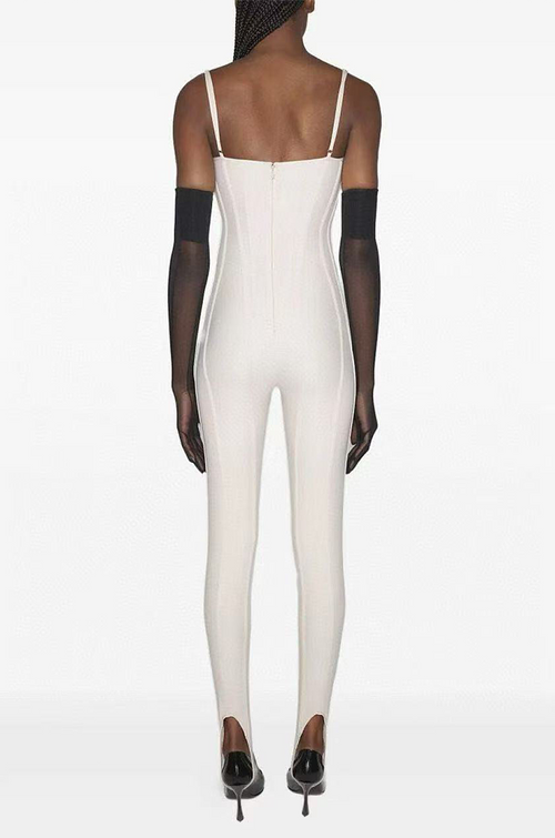 Mugler Contour Architect Second-Skin Jumpsuit