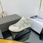 Rick Owen’s HOLLYWOOD MEGALACED LOW SNEAKS FOR WOMEN