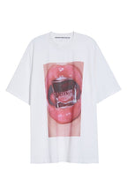 Alexander Wang Ice Melt Graphic Oversized Tee