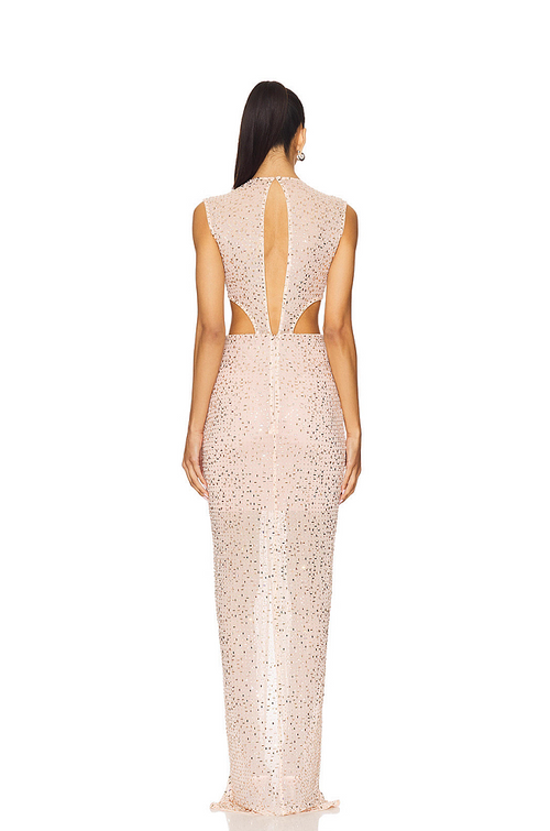 Rosé Éclat Gown