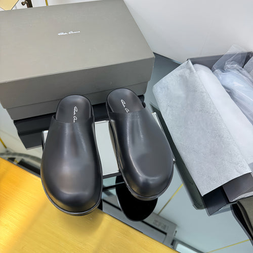 Rick Owen's Leather Mules - Women