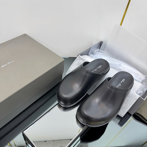 Rick Owen's Leather Mules - Women