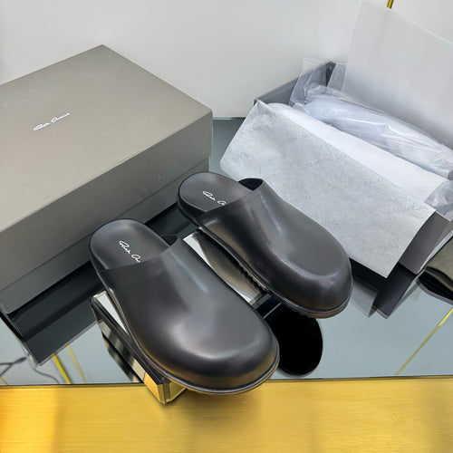 Rick Owen's Leather Mules - Women