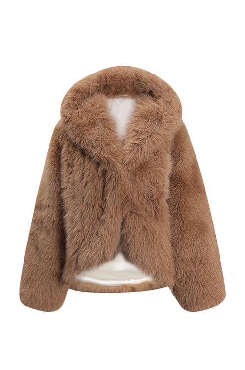 Aurora Luxe Faux Fur Hooded Jacket